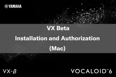 VX Beta Installation and Authorization (Mac)