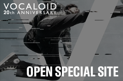 Notice of the opening of VOCALOID 20th Aniv. Special Site