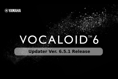 VOCALOID6 Editor Updater Version 6.5.1 Release