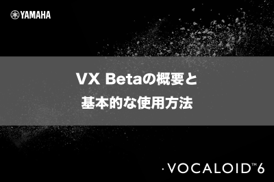 VX Betaの概要と基本的な使用方法